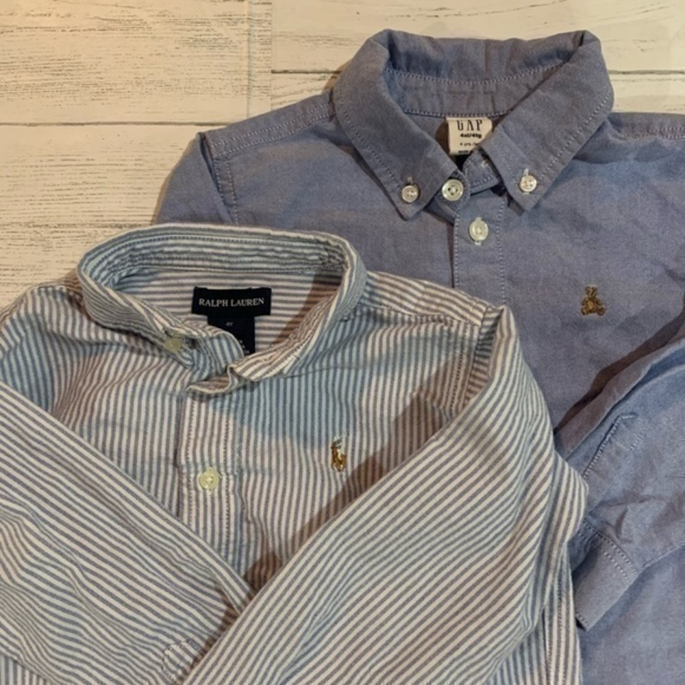Ralph Lauren/gap blue button down Dress shirts